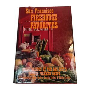VTG San Francisco Firehouse Favorites 1965 HC Cookbook Firemen Bay City Recipes